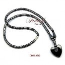 Collier coeur Hématite